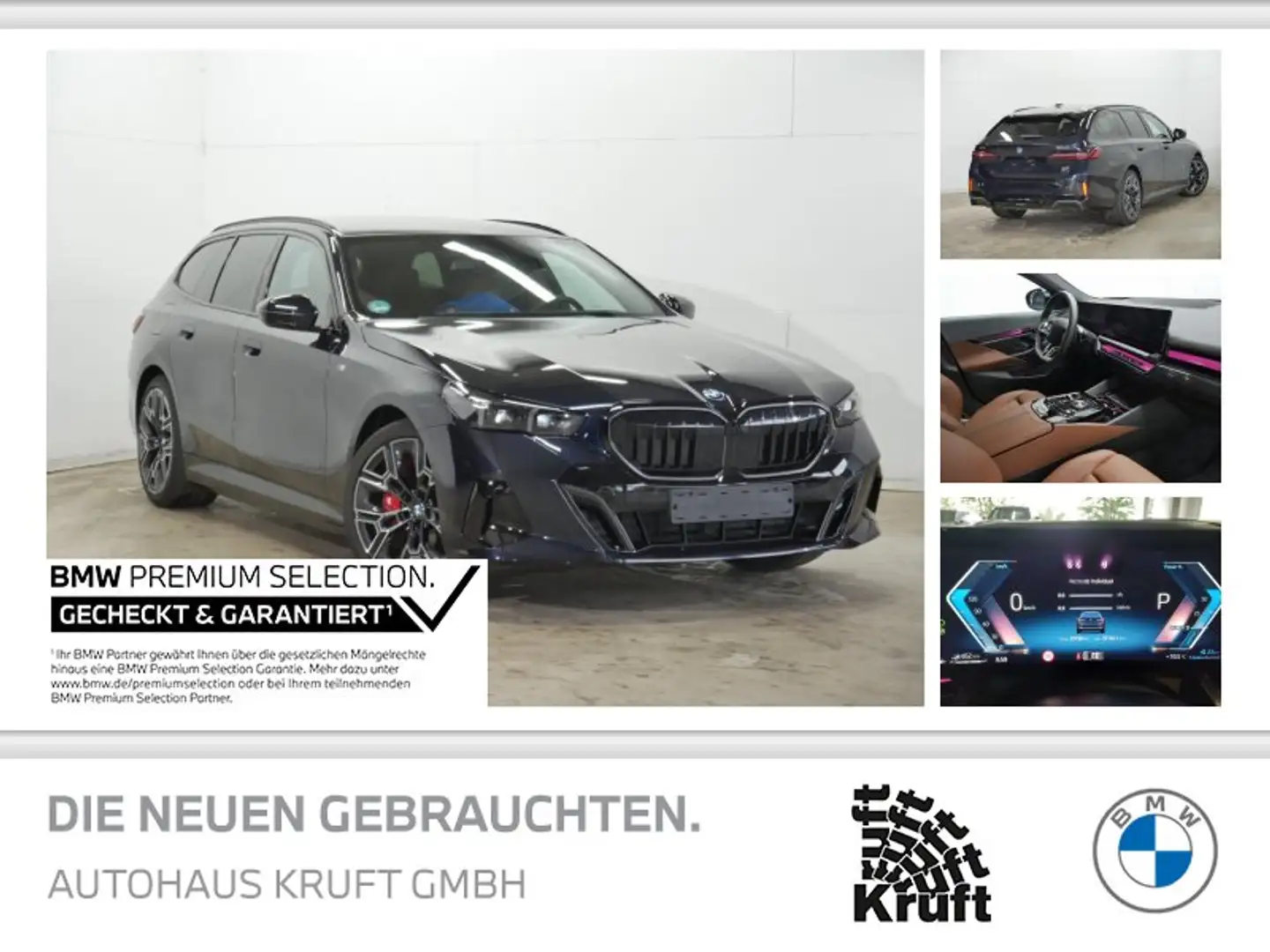 BMW 550 e xDrive Touring M SPORT PRO+PANO+AHK+DAP+PAP+B&W Schwarz - 1