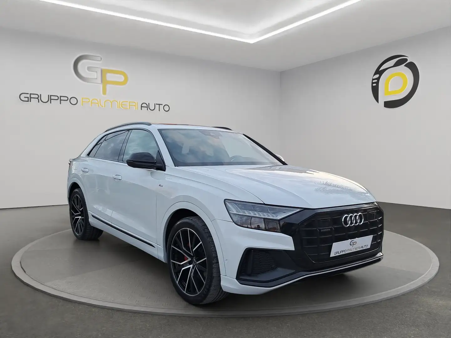 Audi Q8 50 3.0 tdi quattro S-line tetto apribile Weiß - 1