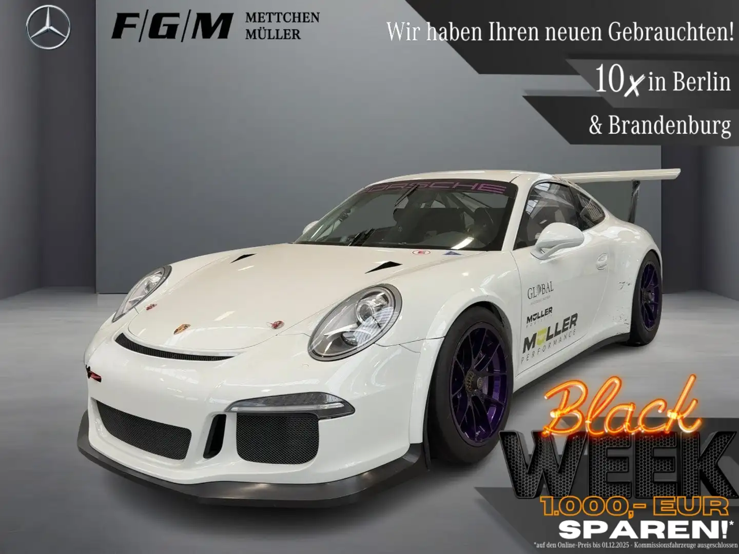 Porsche 911 .1 GT3-Cup Gen.1 Cup Porsche Wit - 1