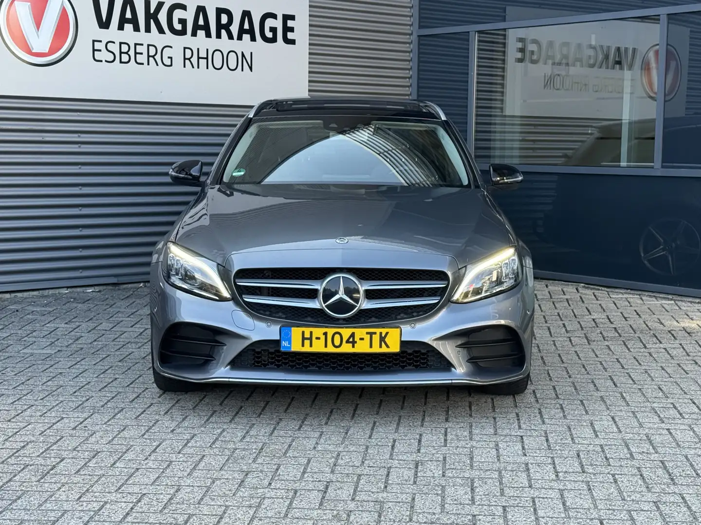 Mercedes-Benz C 180 Estate Business Solution AMG,SCHUIFDAK,BURMESTER Grijs - 2