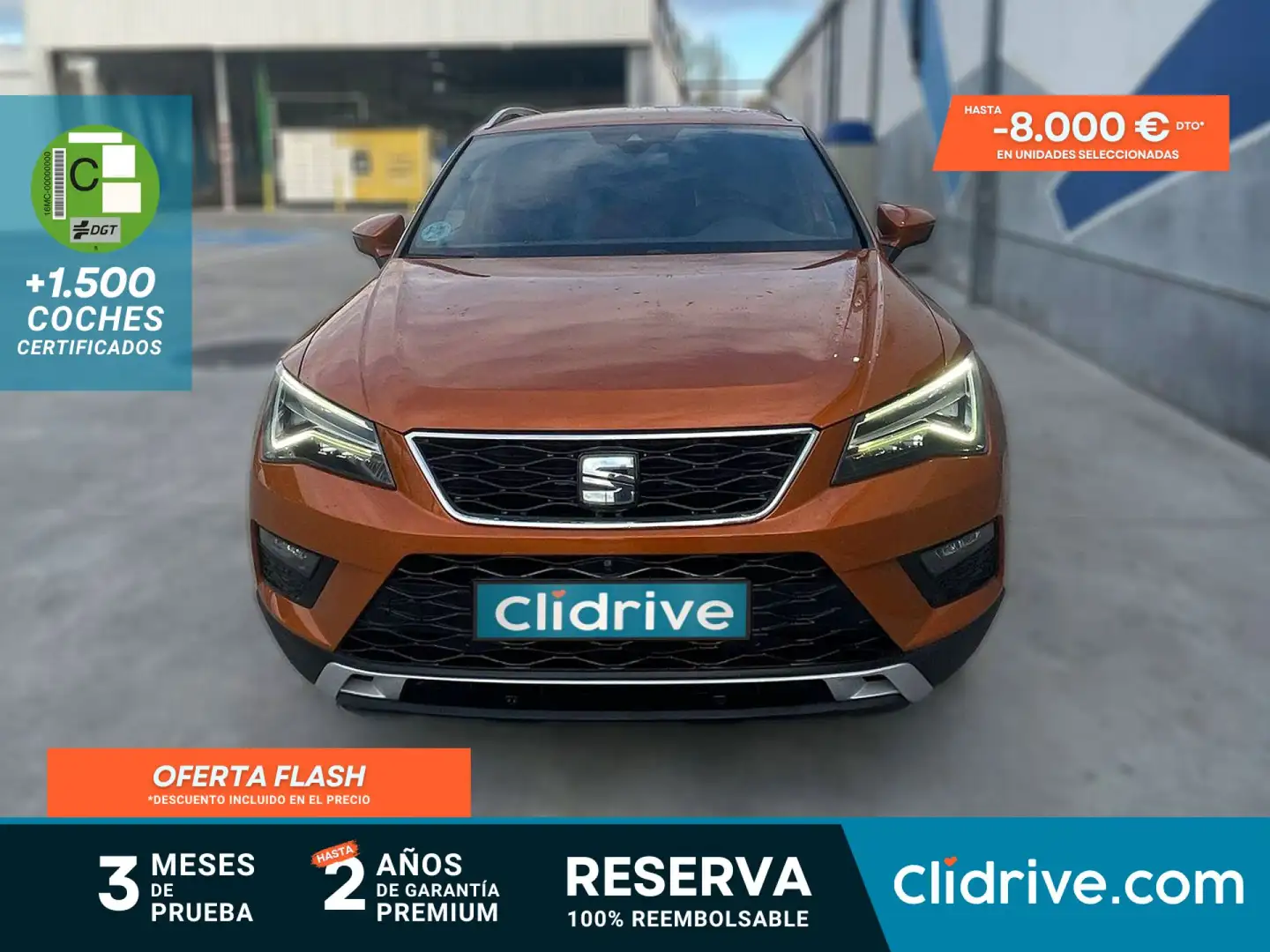 SEAT Ateca 1.5 TSI 110kW DSG S&S Style Plus Nav Naranja - 1