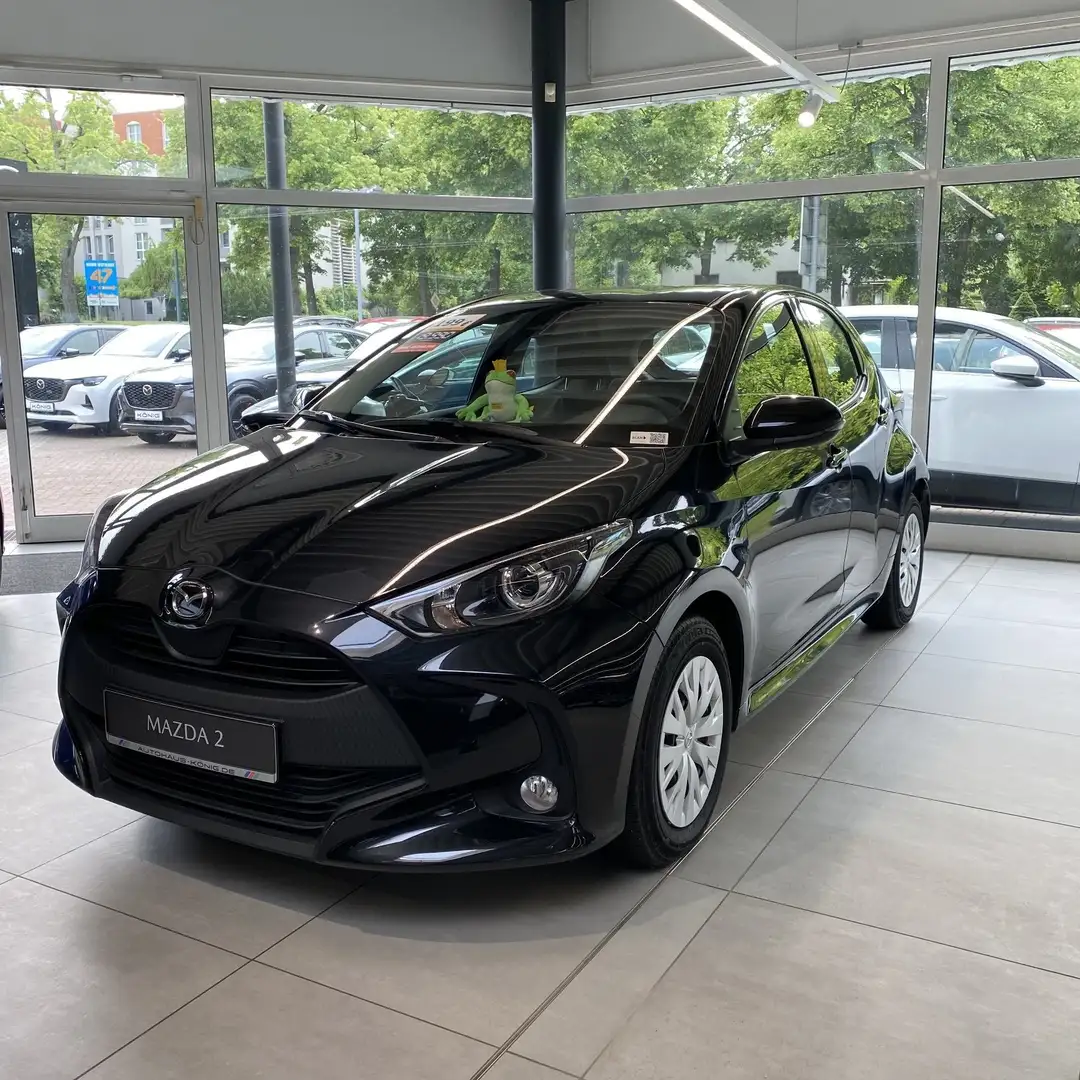 Mazda 2 Multidrive 1.5 Hybrid Automatik Pure Schwarz - 1