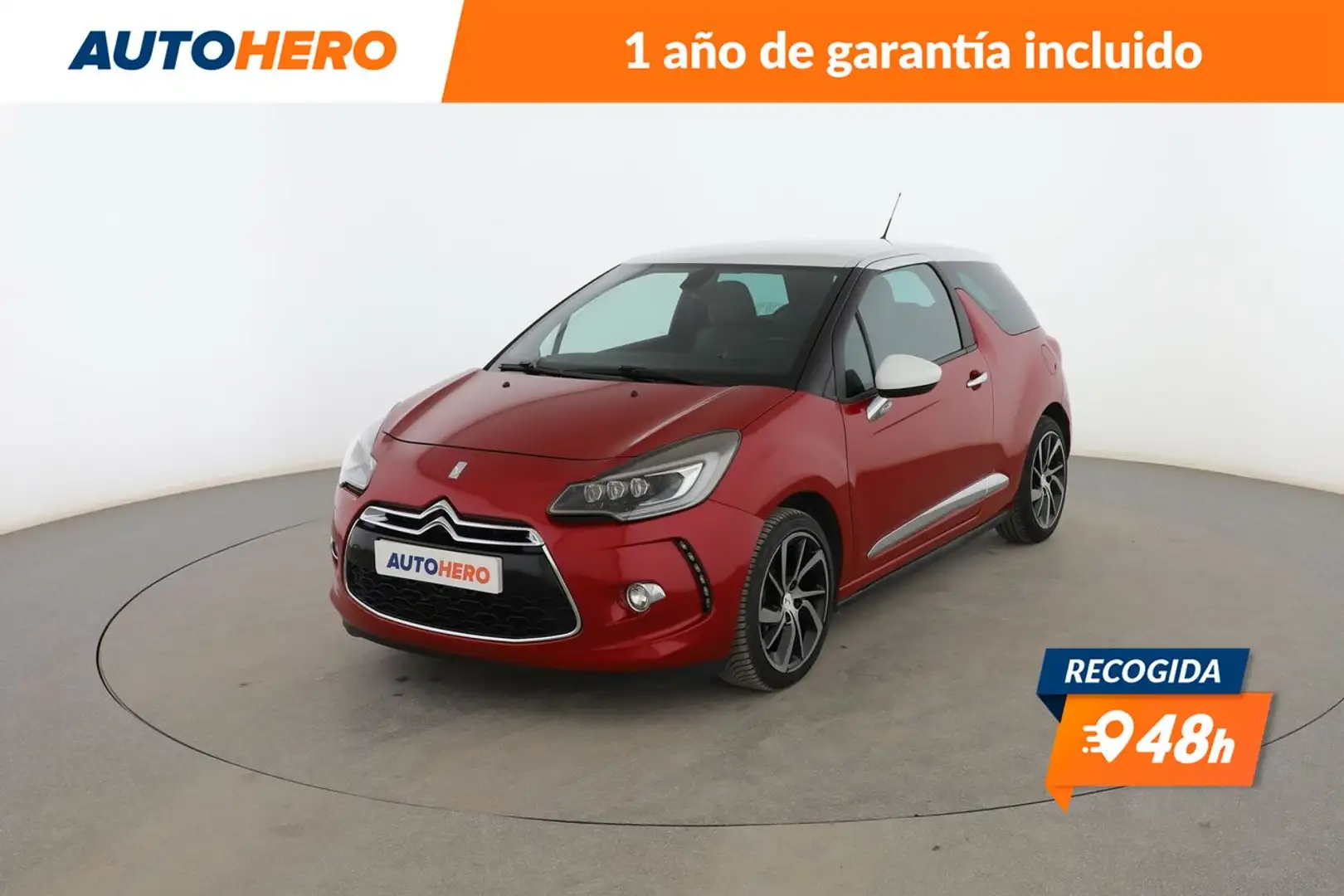 DS Automobiles DS 3 1.6 Blue-HDi Techno Style Rojo - 1