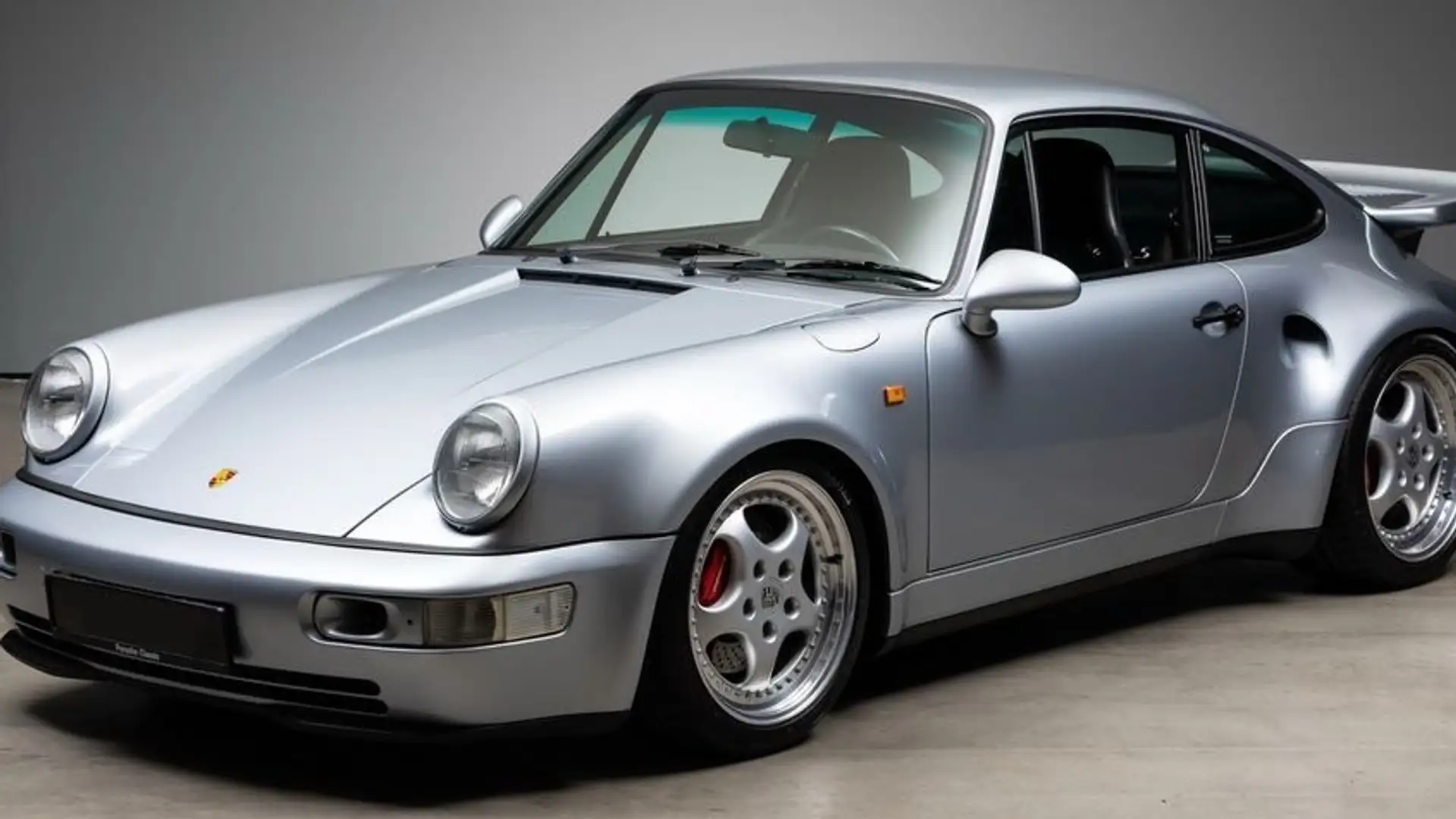 Porsche 964 3.6 Turbo Coupé srebrna - 1