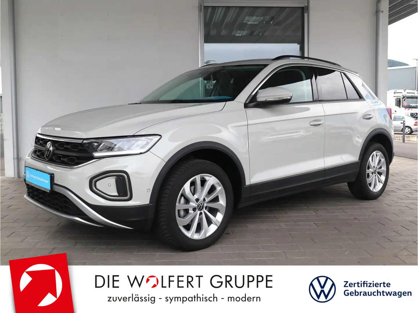 Volkswagen T-Roc 1.5 TSI DSG Life AHK NAVI DISCOVER CAR PLA Gris - 1