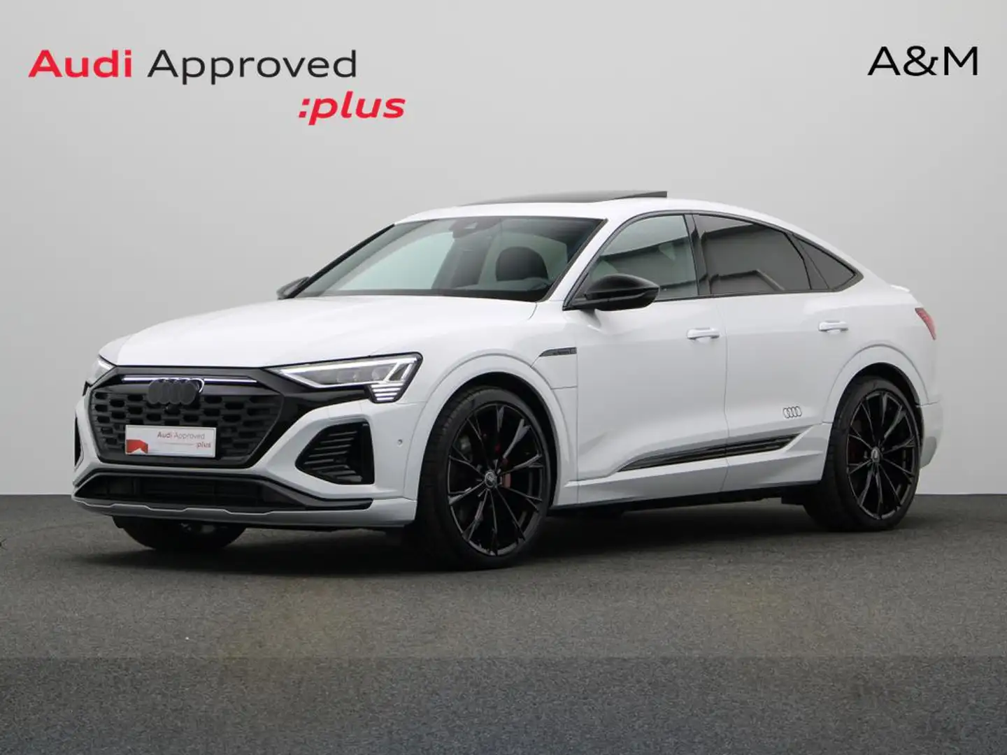 Audi Q8 e-tron Sportback S-LINE - 50  - 95 KWH - 340 PK - QUATTRO Wit - 1