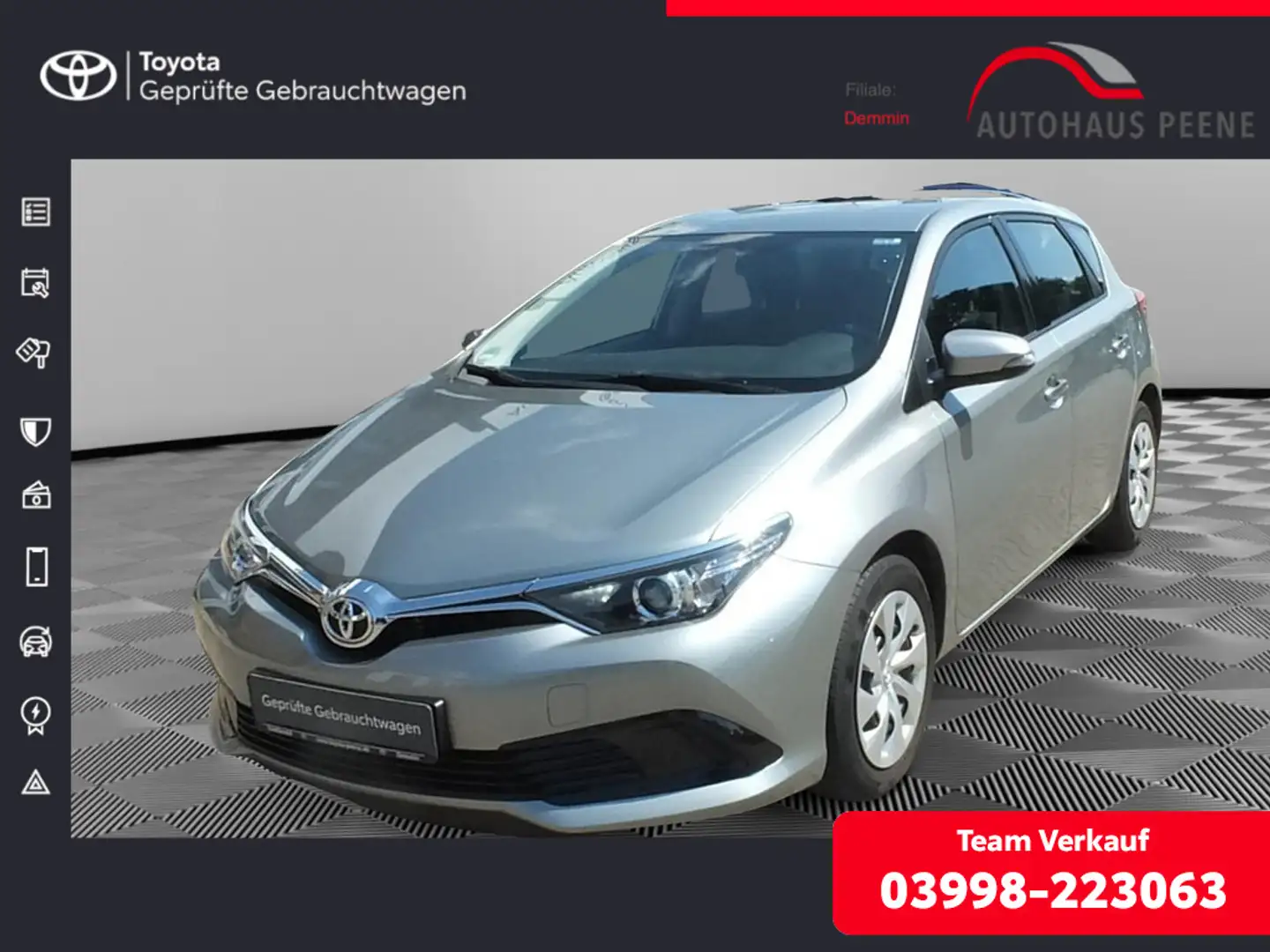Toyota Auris 1.3 Cool Argintiu - 1