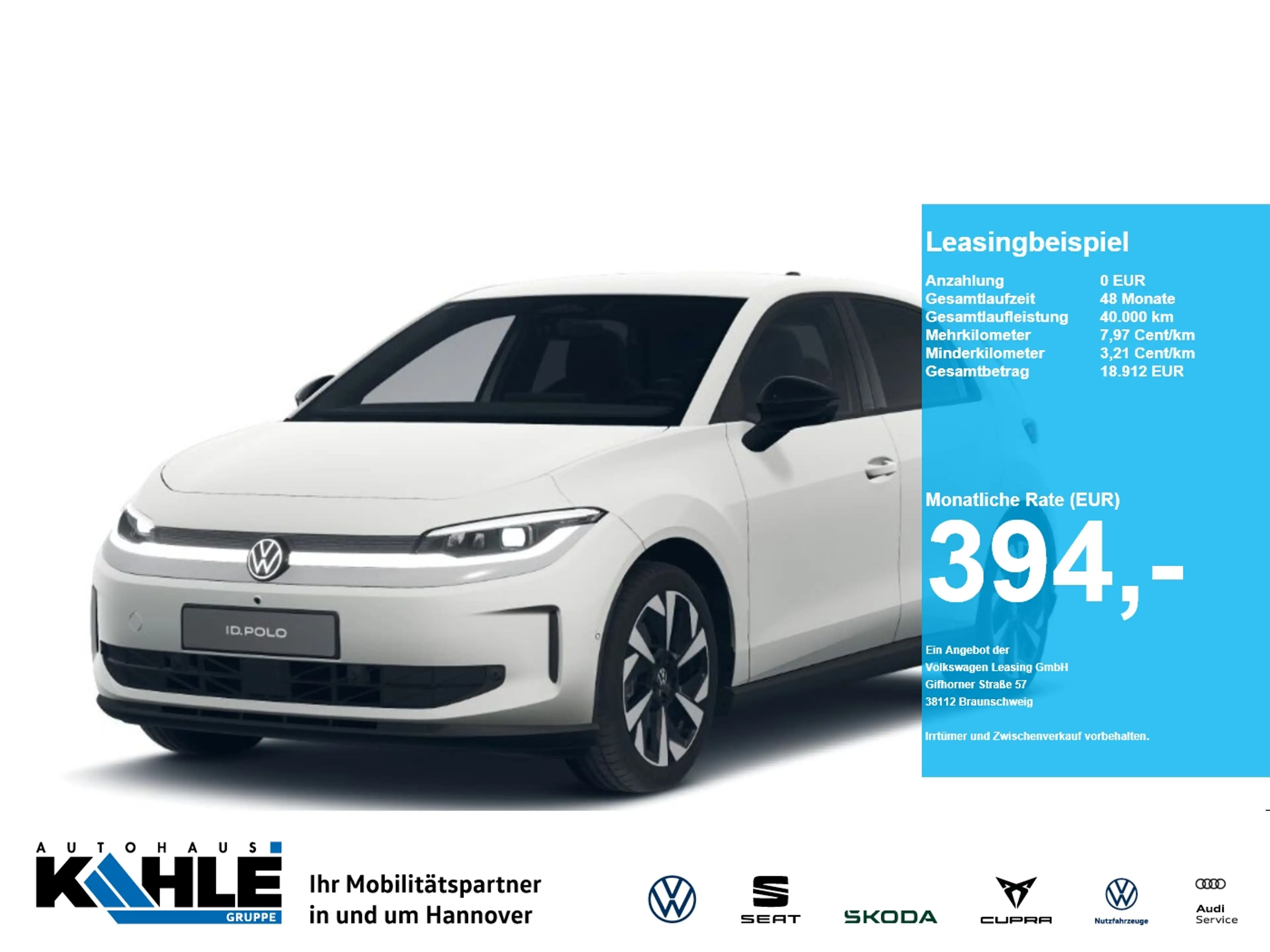 Volkswagen ID. Polo Style AHK IQ.Drive GJR AHK