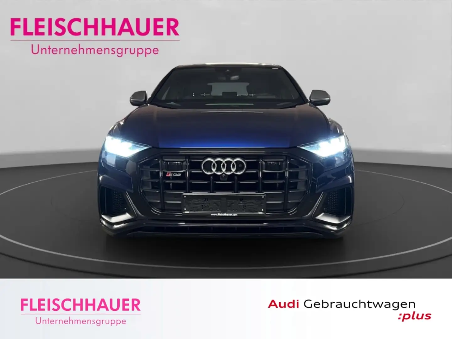 Audi SQ8 TFSI quattro HD-MATRIX+AHK+PANO+ACC+LUFTFEDERUNG+H Blauw - 2