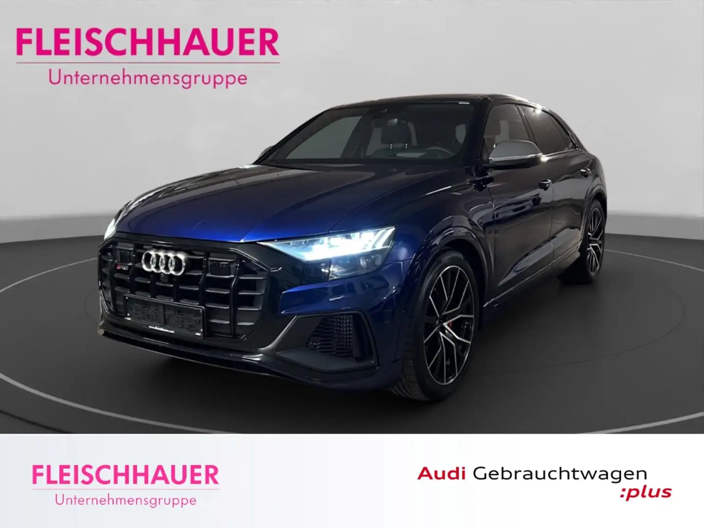 Audi SQ8 TFSI quattro HD-MATRIX+AHK+PANO+ACC+LUFTFEDERUNG+H Blauw - 1