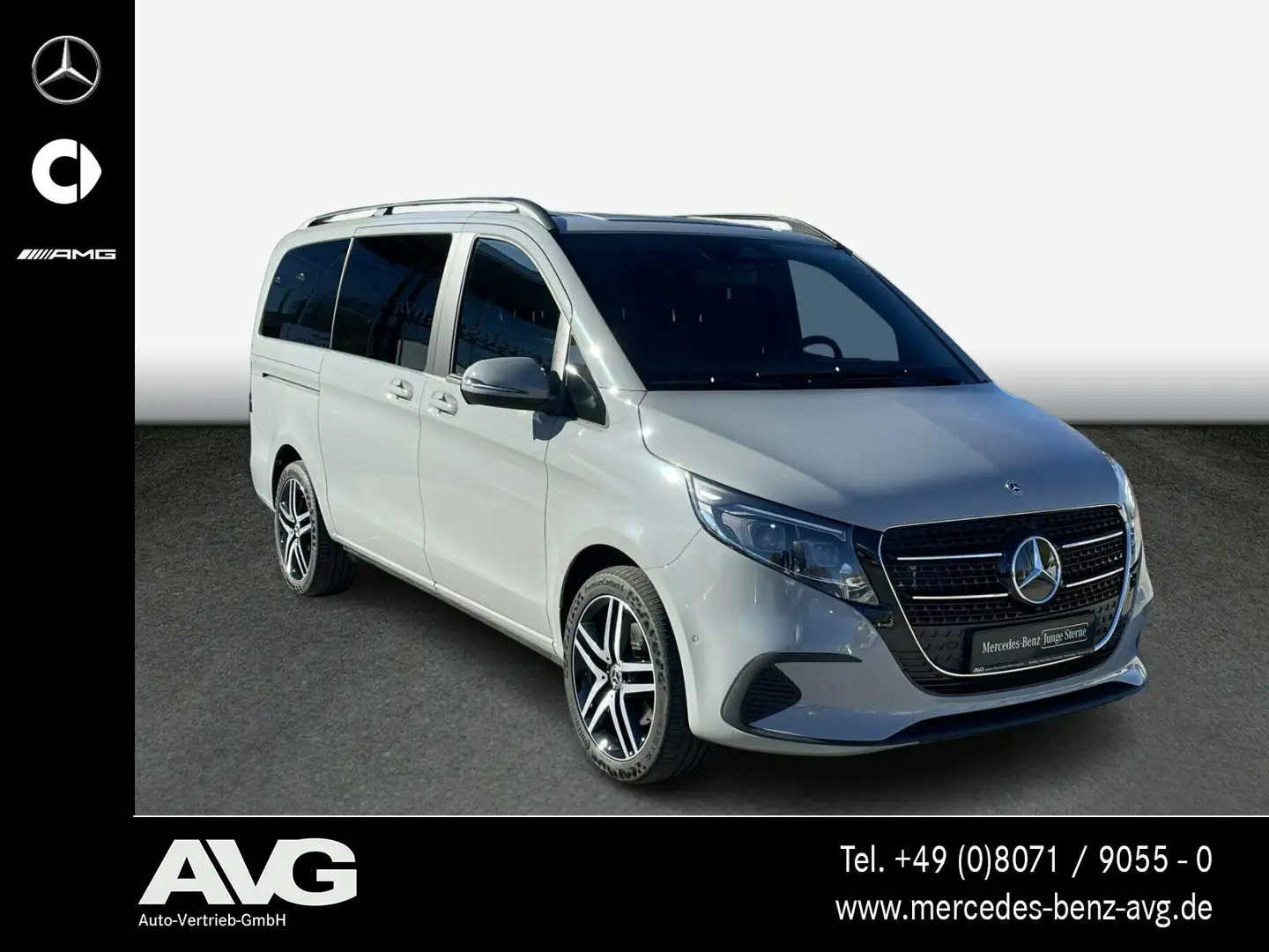 Mercedes-Benz V 300 V 300d 4MATIC STYLE Lang AHK Multibeam EASY PACK Grau - 2