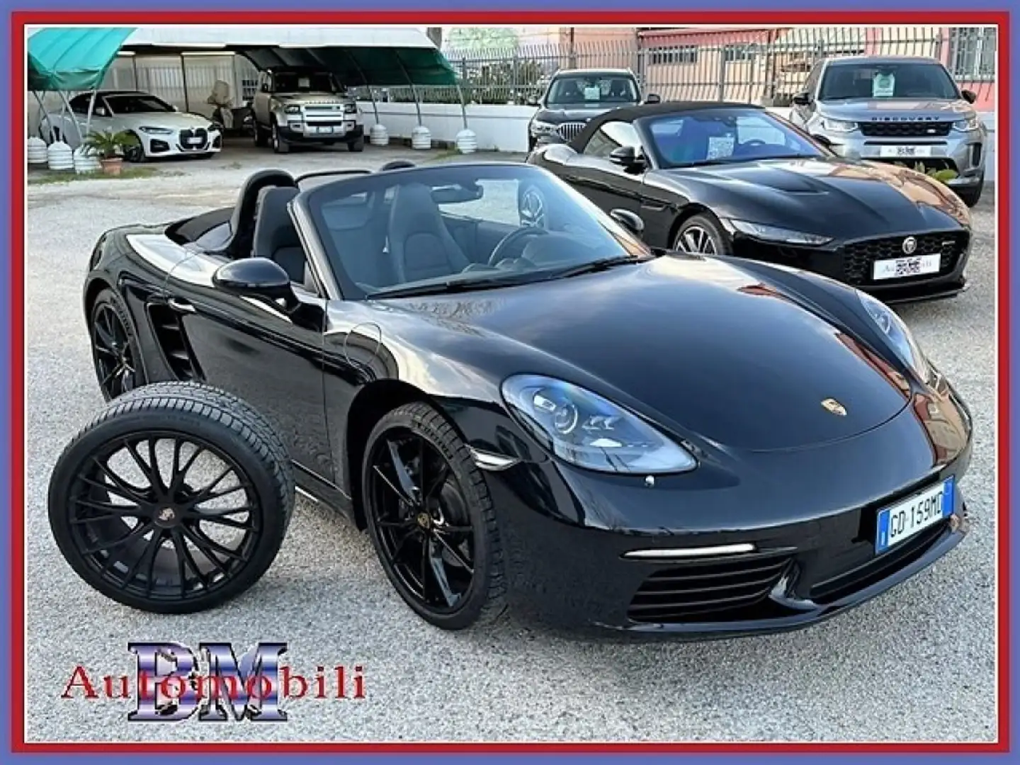 Porsche Boxster 2.0 300CV PDK CABRIO C20"SPORT CHRONO NAVI CARPLAY Noir - 1
