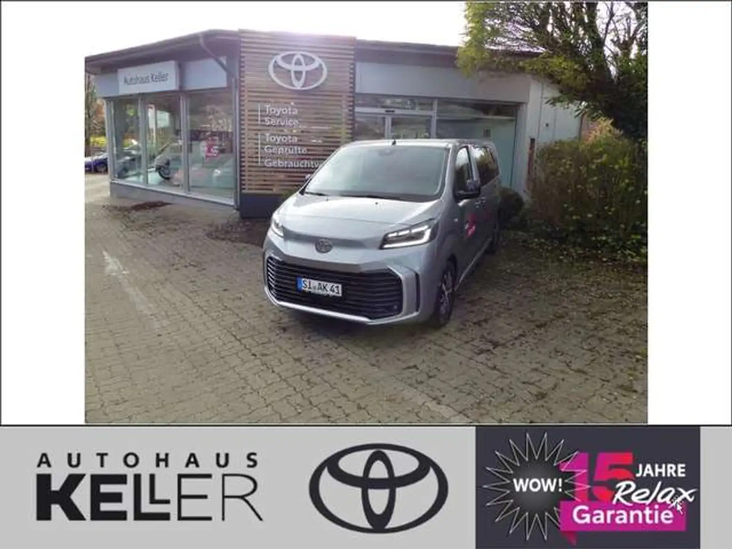 Toyota Proace 2,0-l-D-4D L1 (8-Si.) Autm. Verso Teamplayer Silber - 1