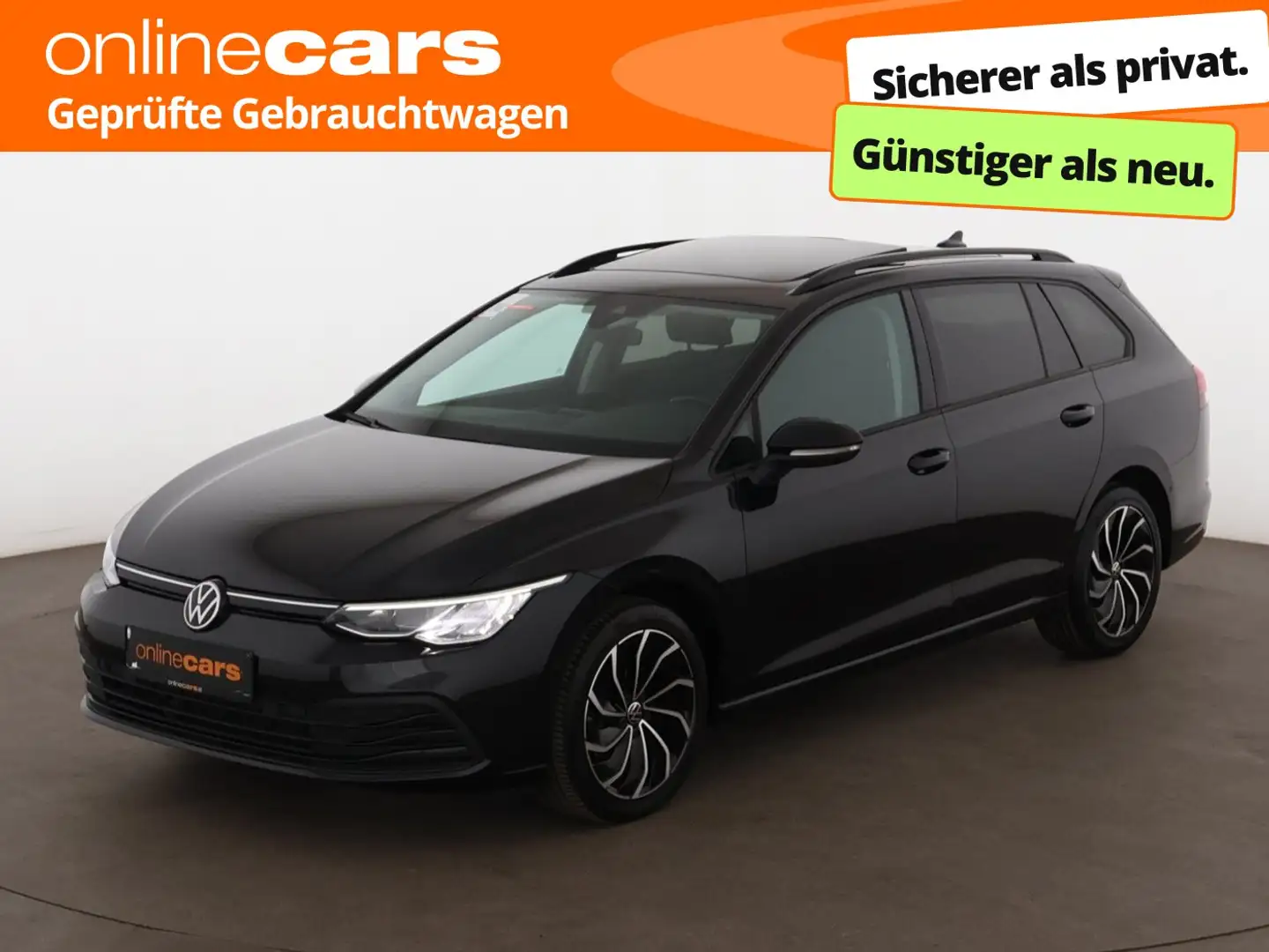 Volkswagen Golf Variant Golf VIII Variant 2.0 TDI Life Aut LED SKY H/K Schwarz - 1