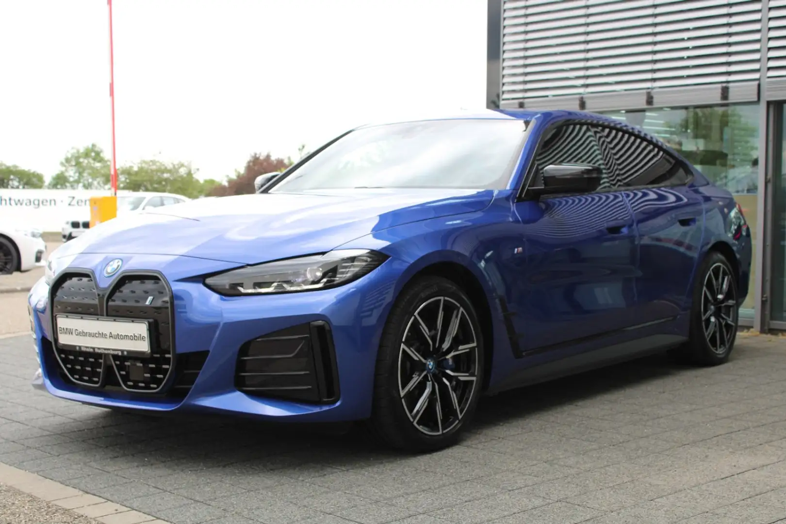 BMW i4 eDrive35 GC M Sport Pro ACC Kamera HIFI SH Bleu - 1