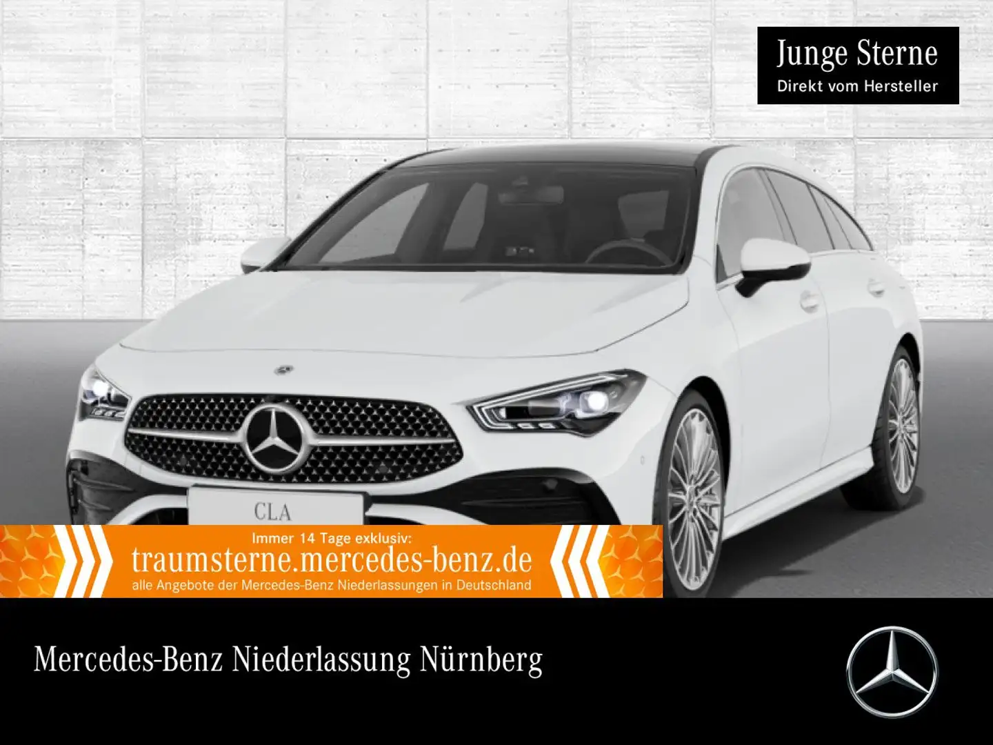 Mercedes-Benz CLA 250 4M AMG+PANO+360°+MULTIBEAM+HUD+TOTW+8G Weiß - 1