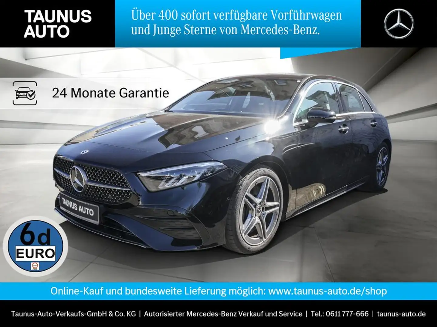 Mercedes-Benz A 250 4M AMG-LINE PREMIUM PANORAMA AHK KAMERA Negro - 1
