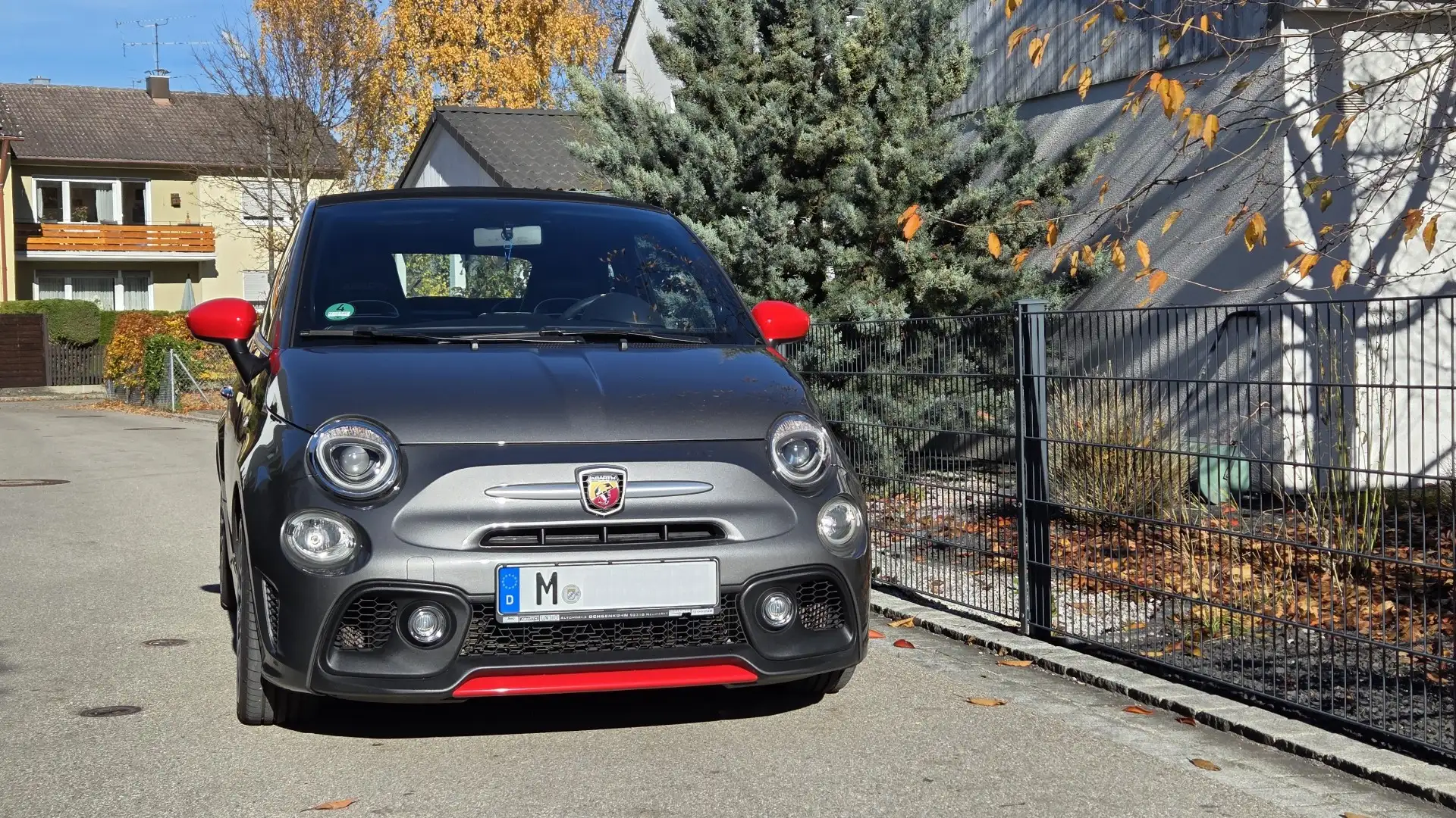 Abarth 595C Tourismo Cabrio Grau - 1