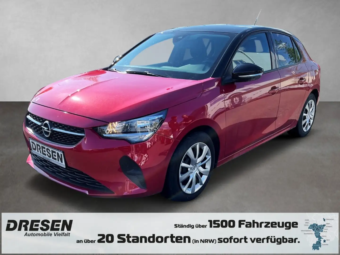 Opel Corsa Edition F 1.2 Klima+Tempomat+Sitzheizung Rouge - 1