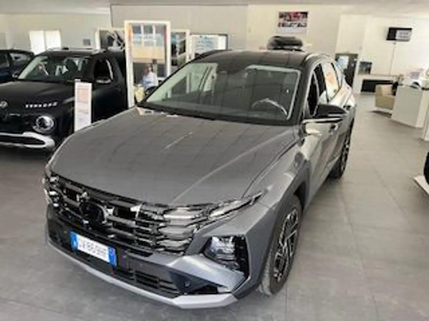 Hyundai TUCSON 1.6 HEV aut.Exellence AZIENDALE Grigio - 2