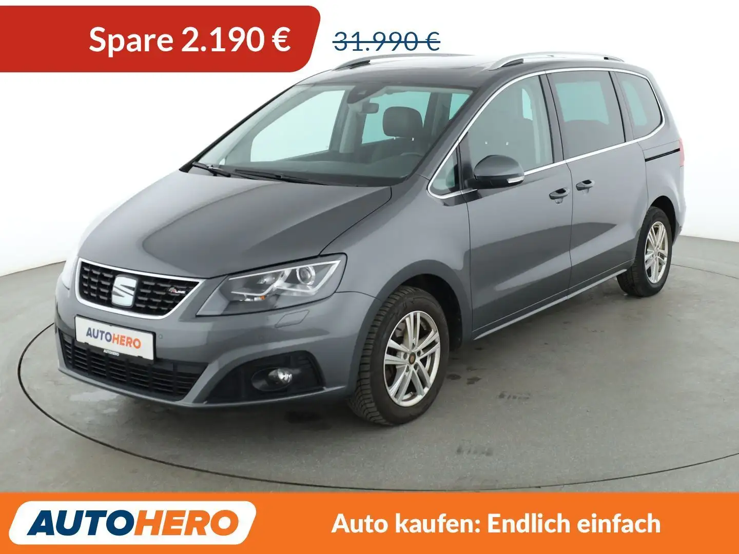 SEAT Alhambra 1.4 TSI FR-Line Aut.*CAM*SHZ*TEMPO*ALU*KLIMA* Gri - 1