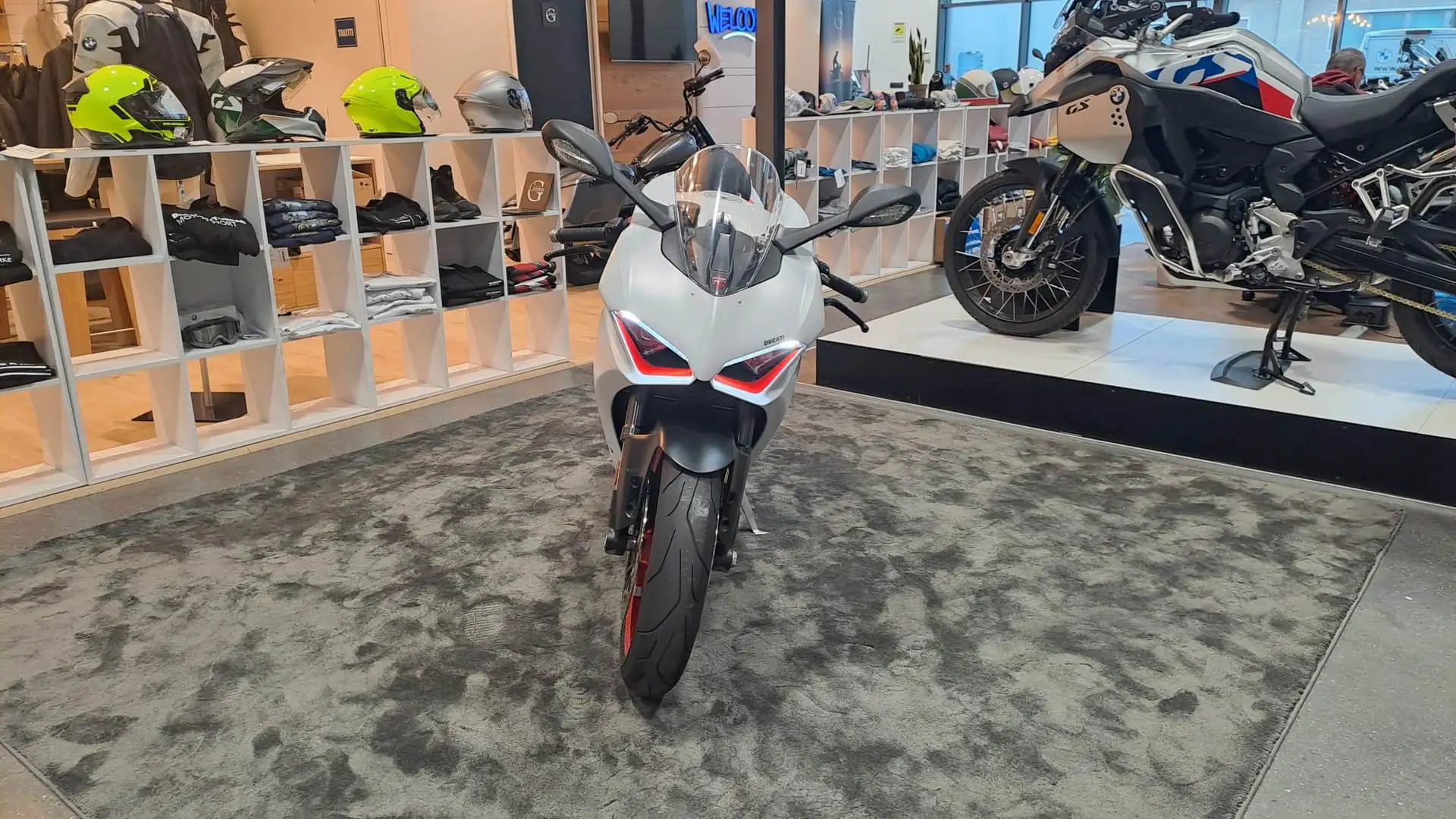 Ducati V2 955 White Rosso my21 Bianco - 2