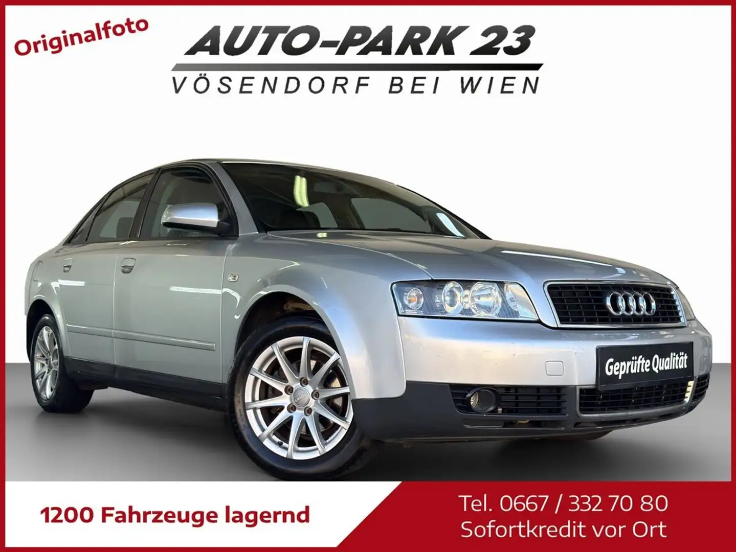 Audi A4 1,9 TDI***DISKONT-PREIS**€1999.- Silber - 1