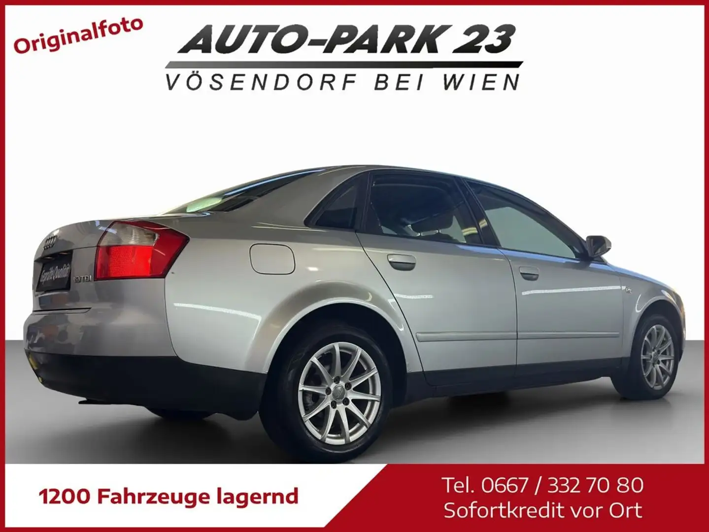 Audi A4 1,9 TDI***DISKONT-PREIS**€1999.- Silber - 2