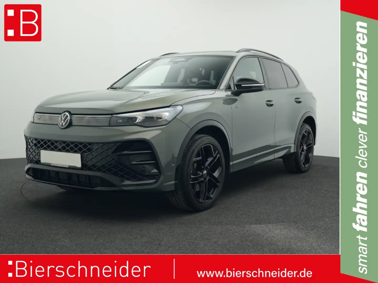 Volkswagen Tiguan 2.0 TDI DSG 4Mo. RLine BLACK-STYLE AHK IQ-LIGHT DC Grün - 1
