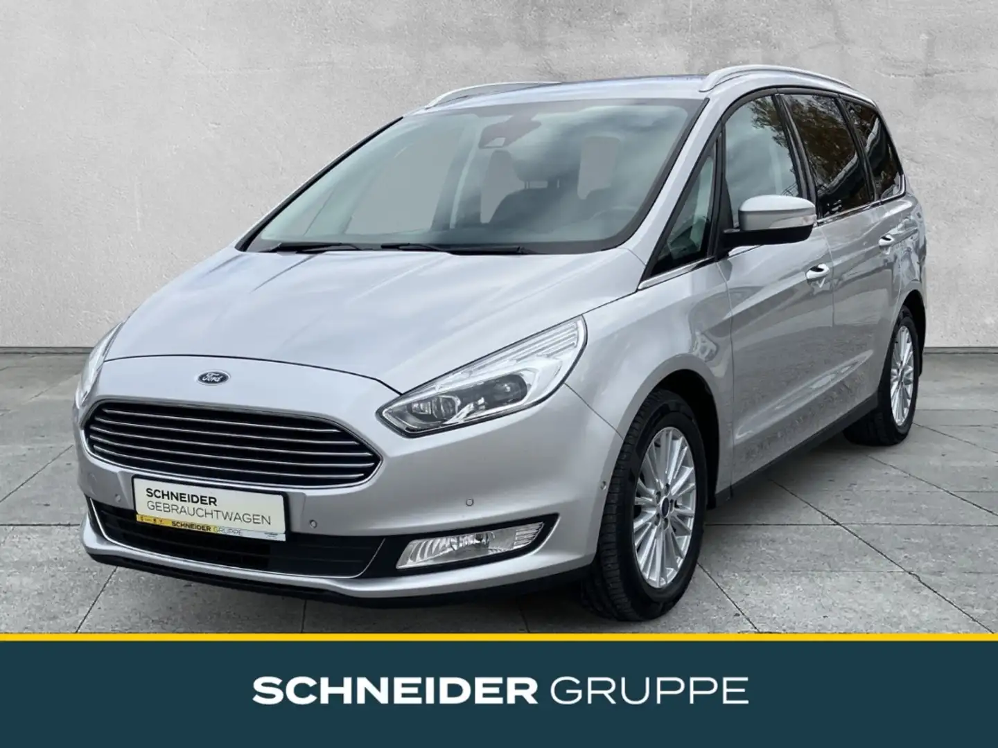 Ford Galaxy 2.0 TDCI TITANIUM Titanium +NAVI+LED+SHZ+7-SITZER+ Silber - 1