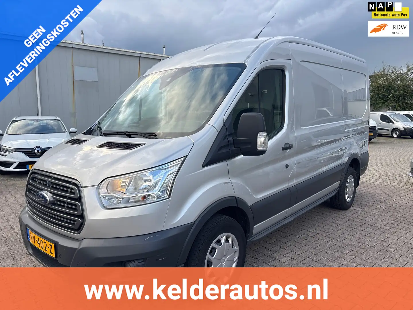Ford Transit 350 2.2 TDCI L2H2 Airco | Cruise | PDC | Camera Grijs - 1