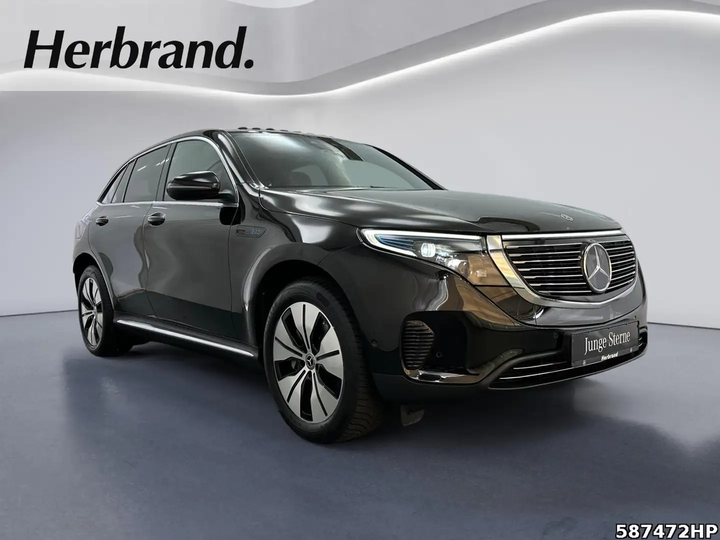 Mercedes-Benz EQC 400 4M  AHK Schiebedach DISTRONIC MULTIBEAM Noir - 2