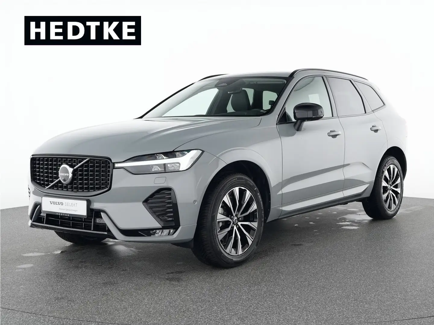Volvo XC60 B4 Diesel Plus Dark 19"+AHK+VOLL-LED+360° Grigio - 1