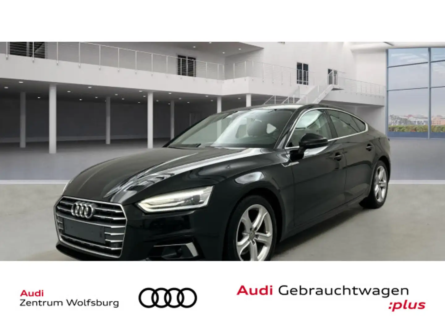 Audi A5 40TFSI S tronic sport LEDER/TOUR/NA Schwarz - 1