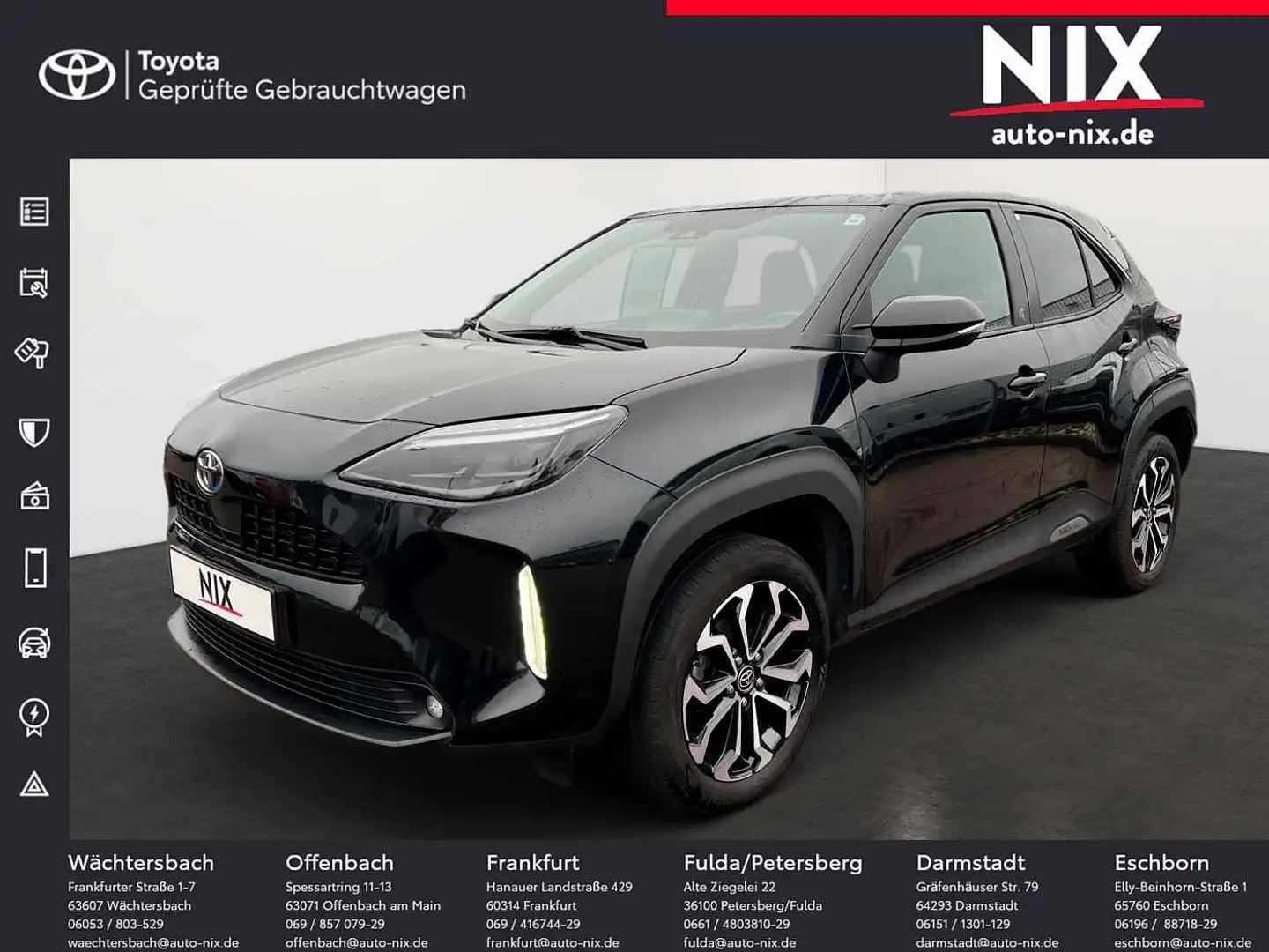 Toyota Yaris Cross Hybrid Team Deutschland KAMERA Schwarz - 1