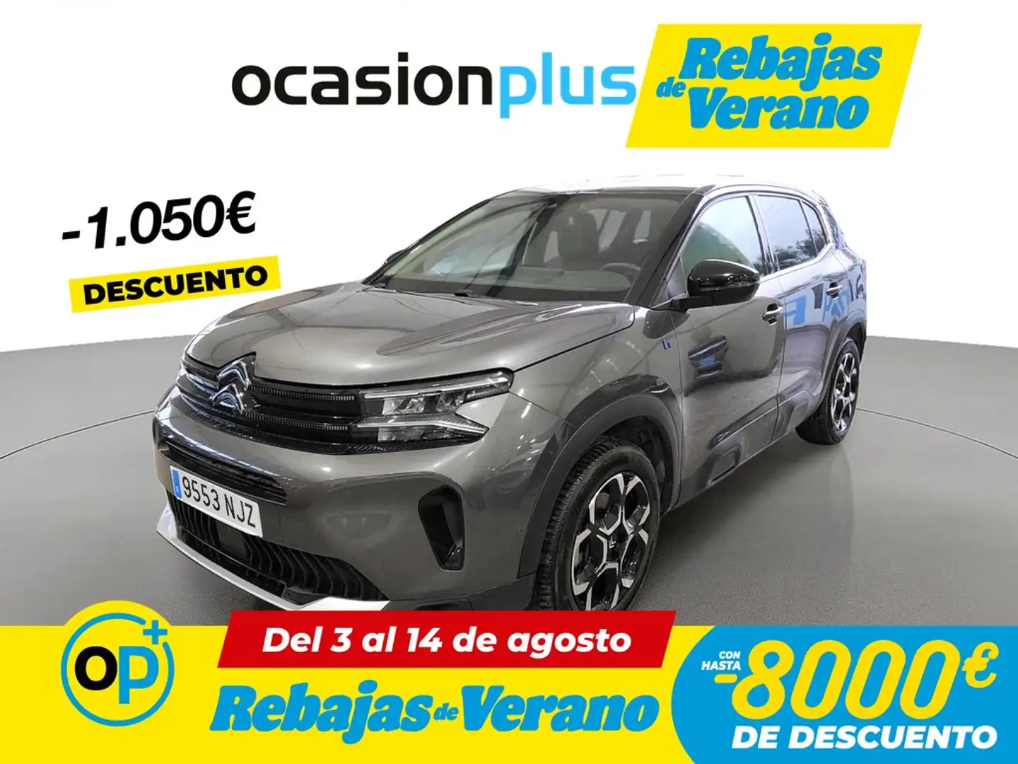 Citroen C5 Aircross Hybrid Plus EAT8 180 Gris - 1