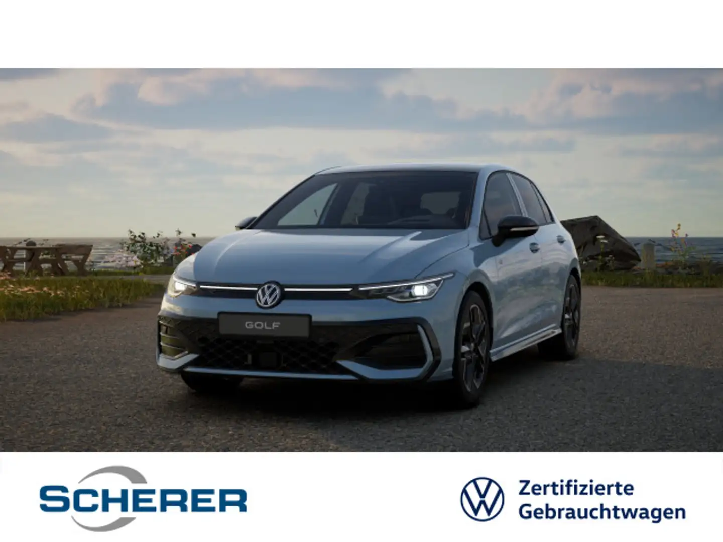 Volkswagen Golf VIII R-Line 1.5 eTSI ACC AHK HUD LED NAVI P Blau - 1