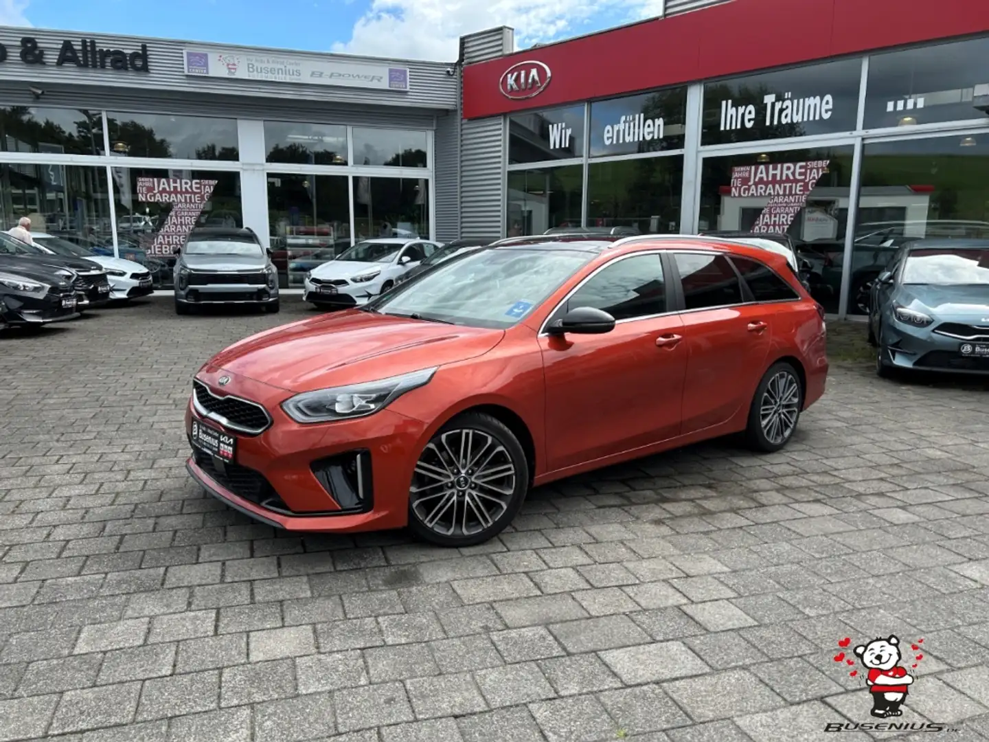 Kia Ceed SW / cee'd SW 1.4 T-GDI GTL +Pano+Leder+SHZ+JBL Portocaliu - 2