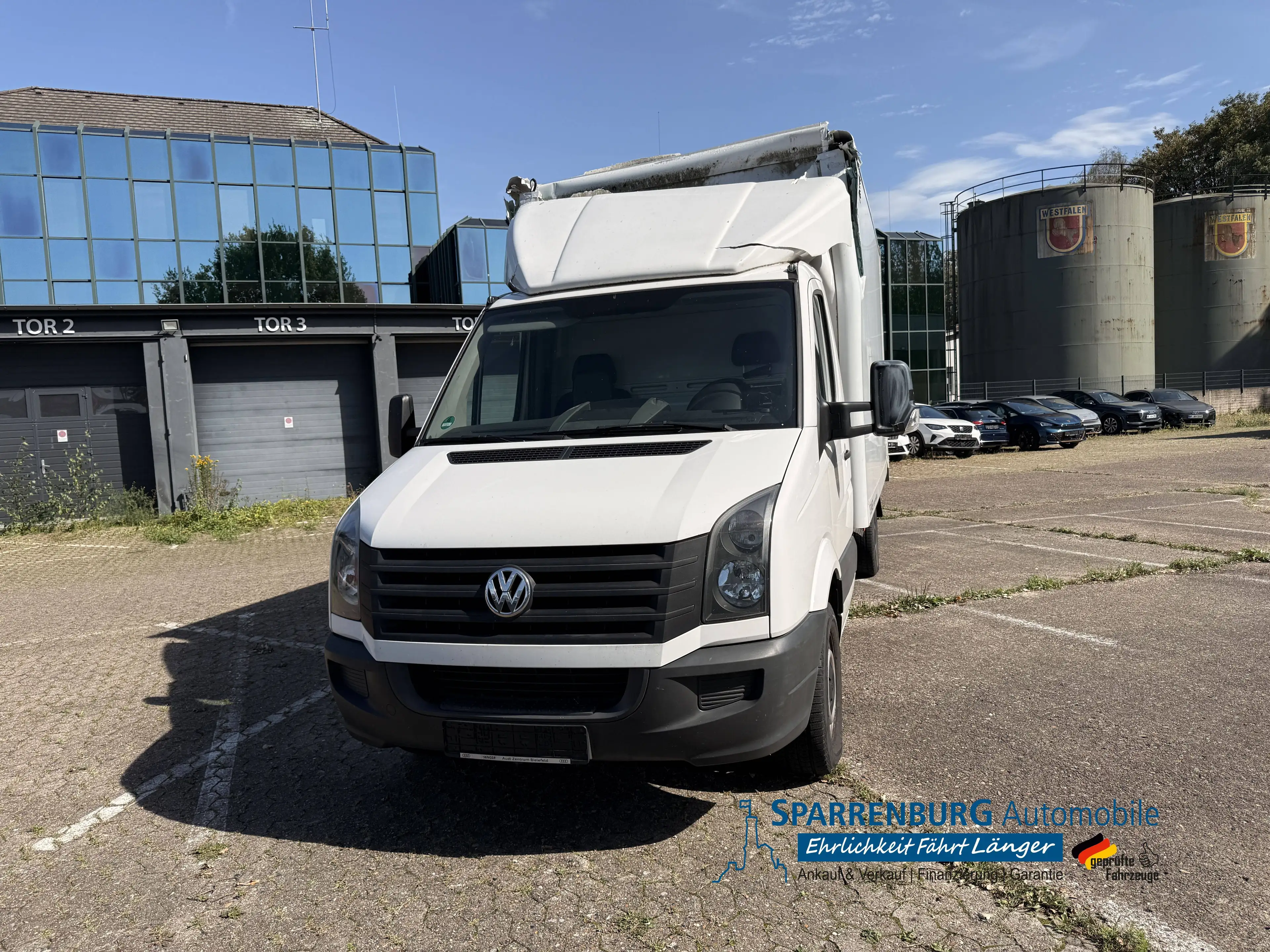 Volkswagen Crafter 35 L3 lang| 2 Hand| Export & Händler| 2 Batterie| 100L Tankvolum| MwSt. ausweisbar