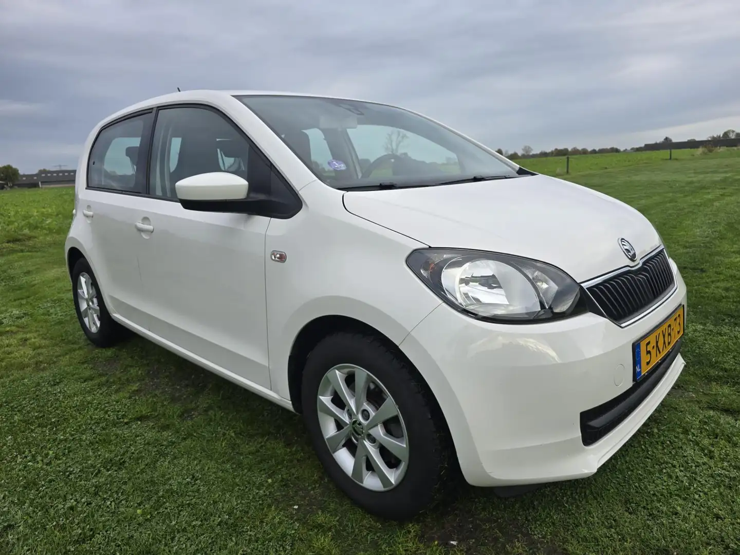 Skoda Citigo 1.0 Greentech Sprint|1ste eigenaar|Airco|Cruise|NL Blanc - 2