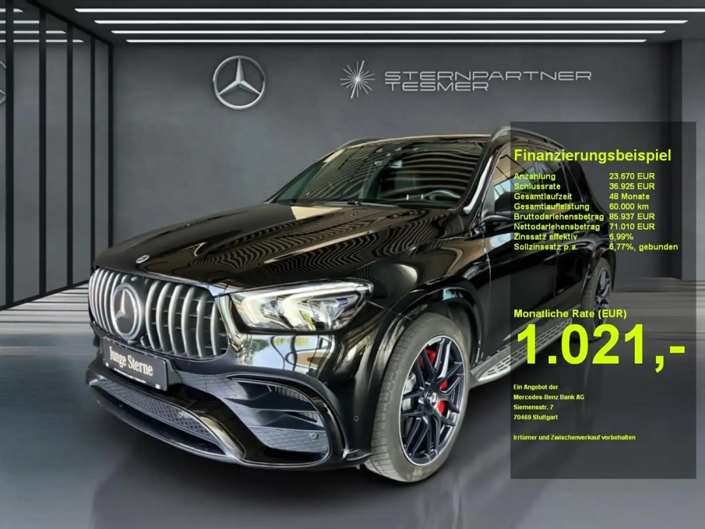 Mercedes-Benz GLE 63 AMG AMG GLE 63 S 4M NIGHT+PANO+AHK+BURMEST+PERF.AGA Negru - 1