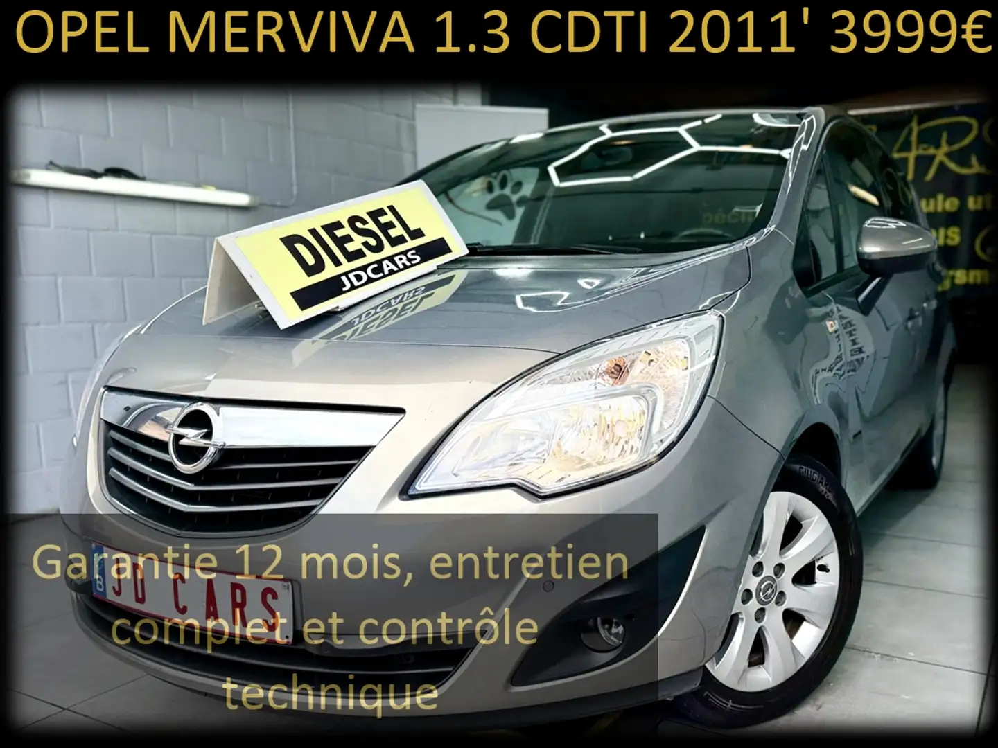 Opel Meriva 1.3 CDTI ‼️GARANTIE 1 AN CTOK‼️ Gris - 1