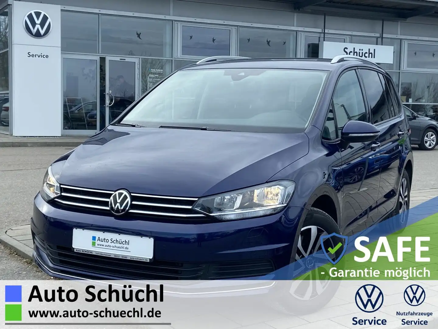 Volkswagen Touran 1.5 TSI ACTIVE NAVI+STANDHEIZUNG+APP-CONN Bleu - 1
