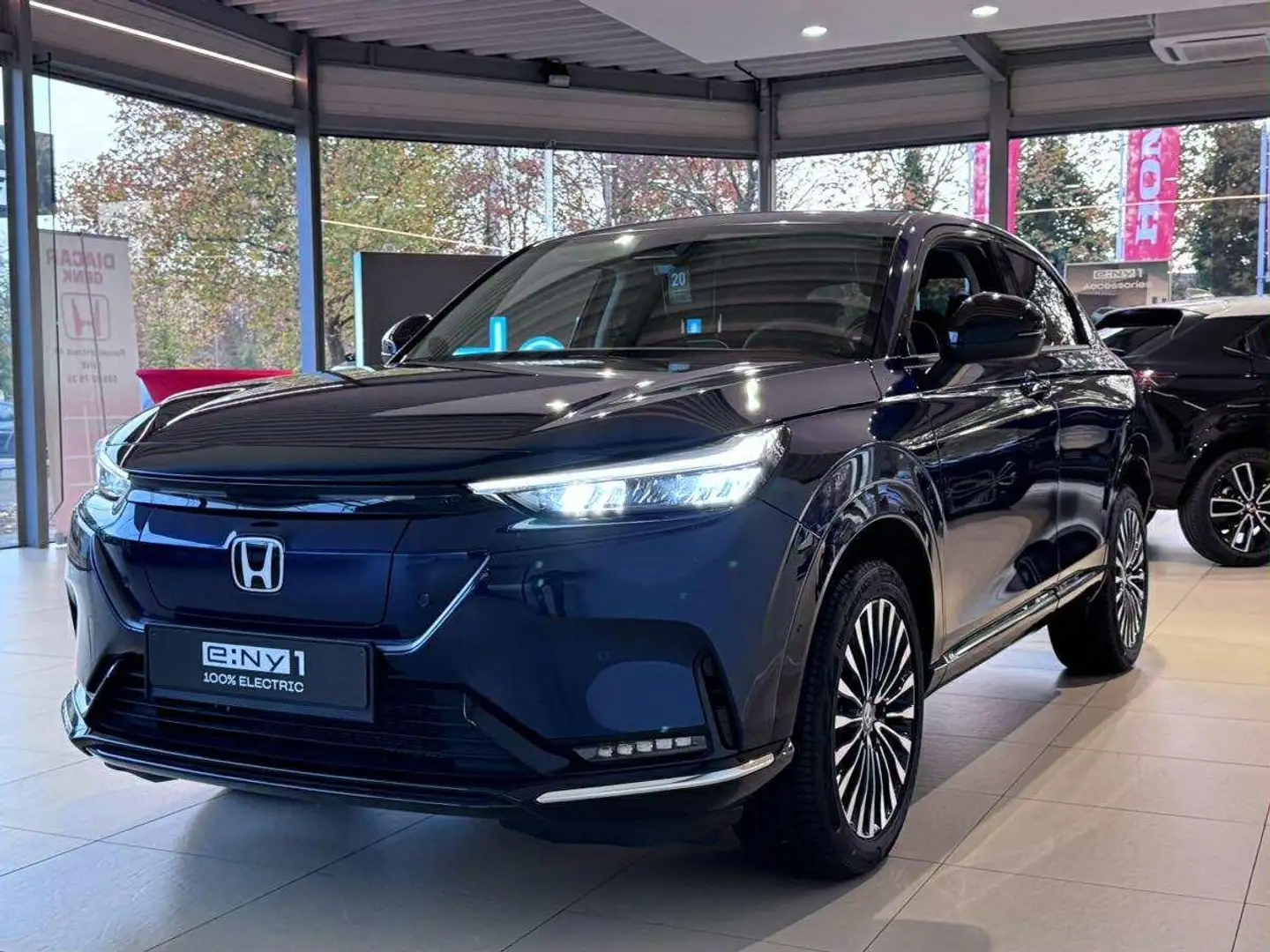 Honda e:Ny1 Elegance Obsidian Blue Pearl Blauw - 1