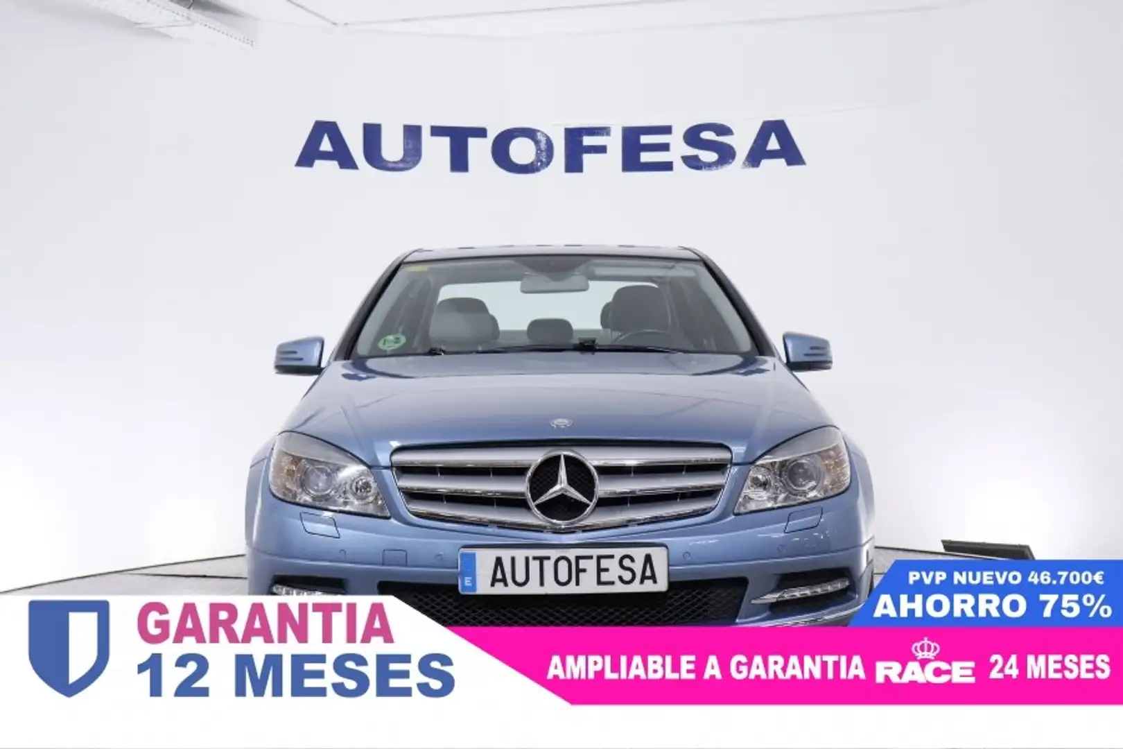 Mercedes-Benz C 200 CGI 204CV AVANTAGARDE AUTO 4P # NAVY, CUERO - 2