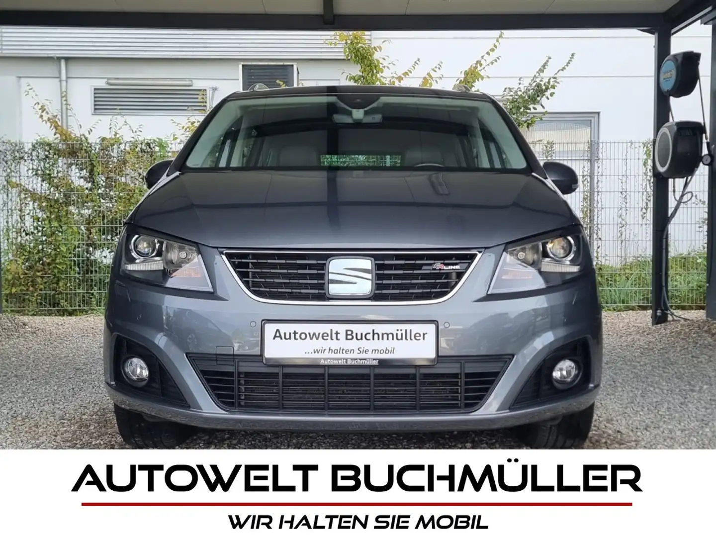 SEAT Alhambra 1.4 TSI DSG,7-SITZER,FR,AHK,KAMERA,ACC Klima Grau - 1