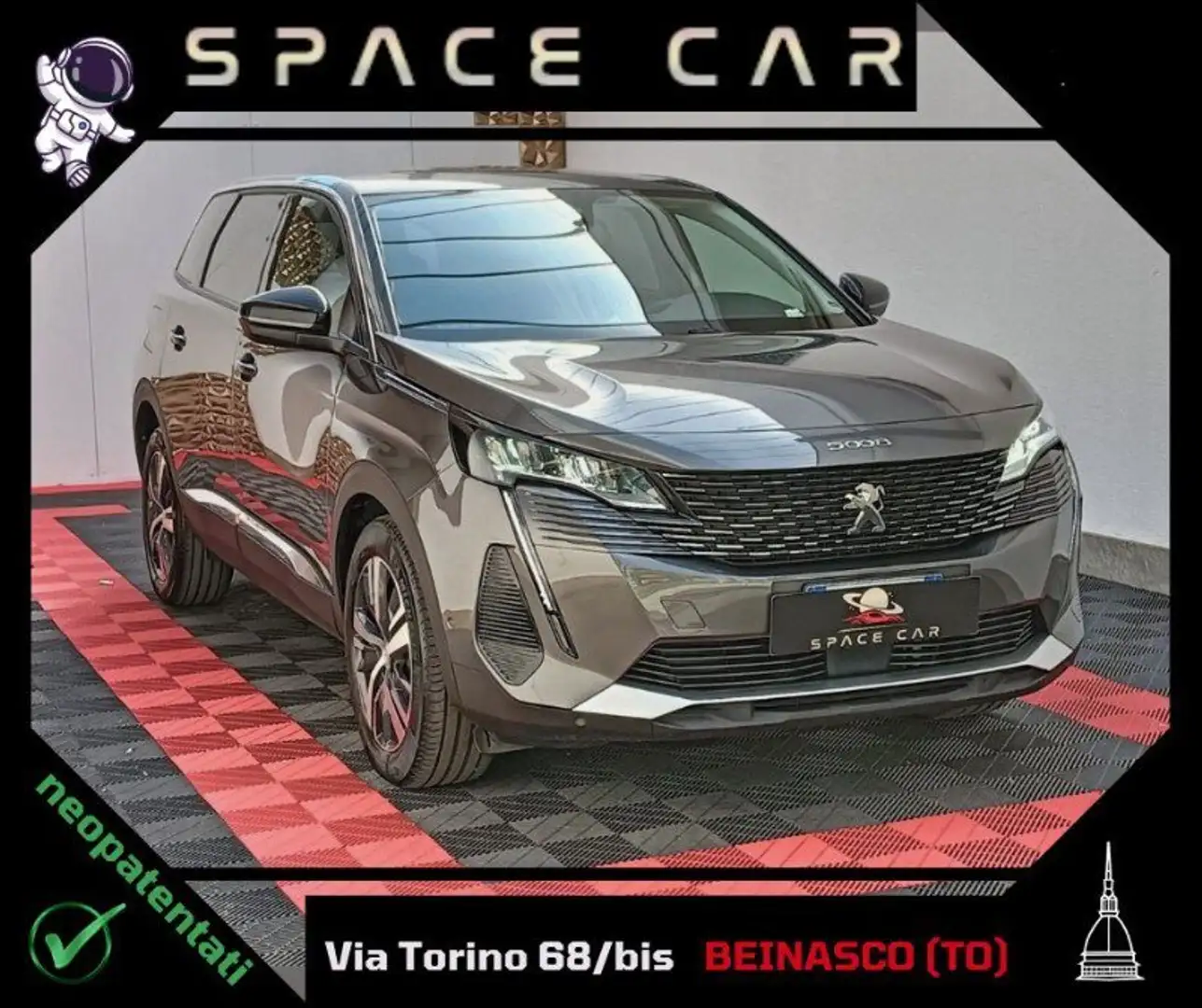 Peugeot 5008 5008 BlueHDi 130 S&S EAT8 Allure Pack Grigio - 1
