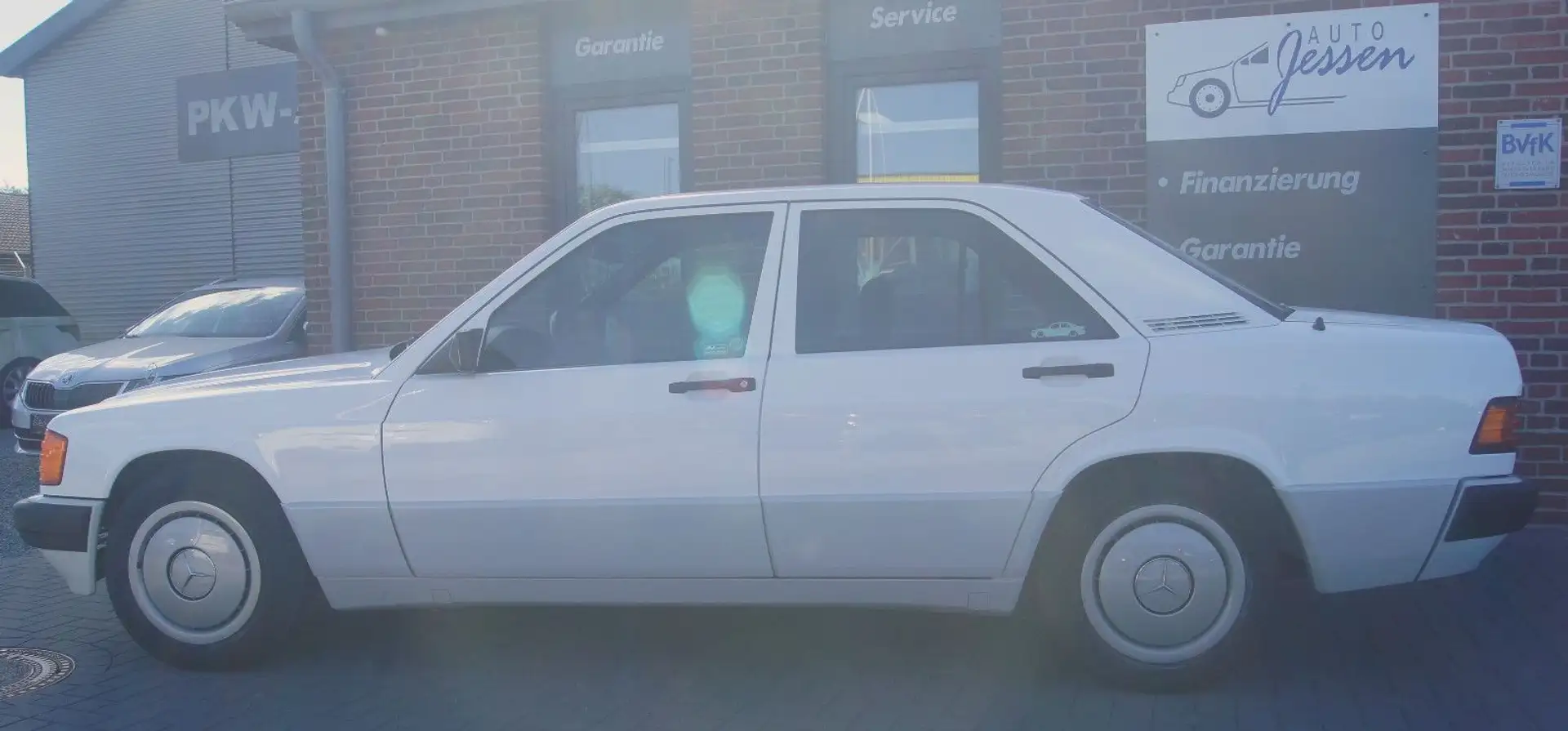 Mercedes-Benz 190 E 1.8 unverbastelt, wenig Kilometer- Top! Weiß - 2