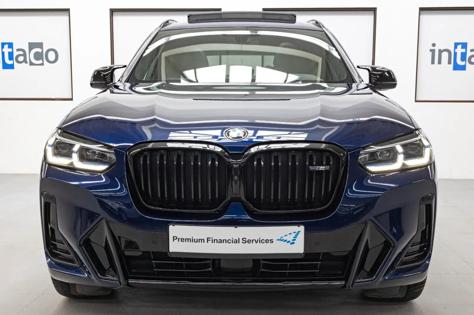 BMW X3 M d Laser HUD Pano H&K DriveAssPro AHK StaHz Bleu - 2