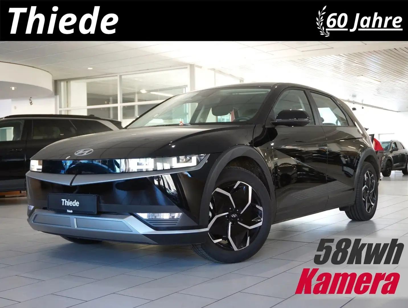 Hyundai IONIQ 5 58KWH 3-PHASIG NAVI/LED/KAMERA/SHZ/DAB+ Schwarz - 1
